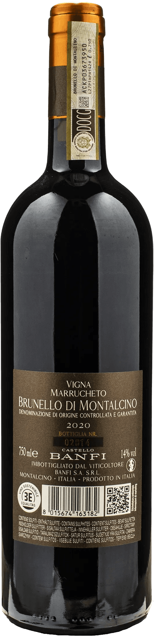 Castello Banfi Brunello di Montalcino Vigna Marrucheto 2020