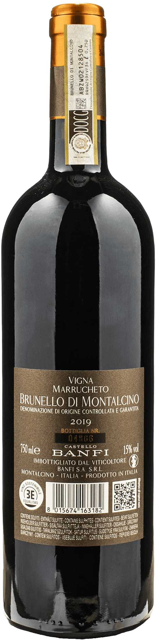 Castello Banfi Brunello di Montalcino Vigna Marrucheto 2019
