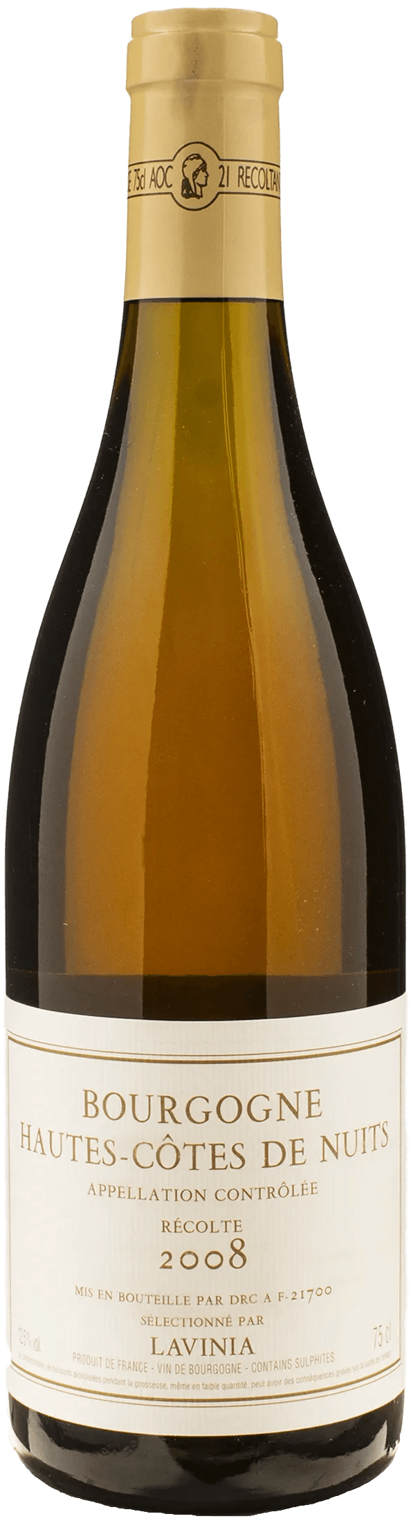 Domaine Romanee Conti Bourgone Hautes Cotes de Nuits 2008