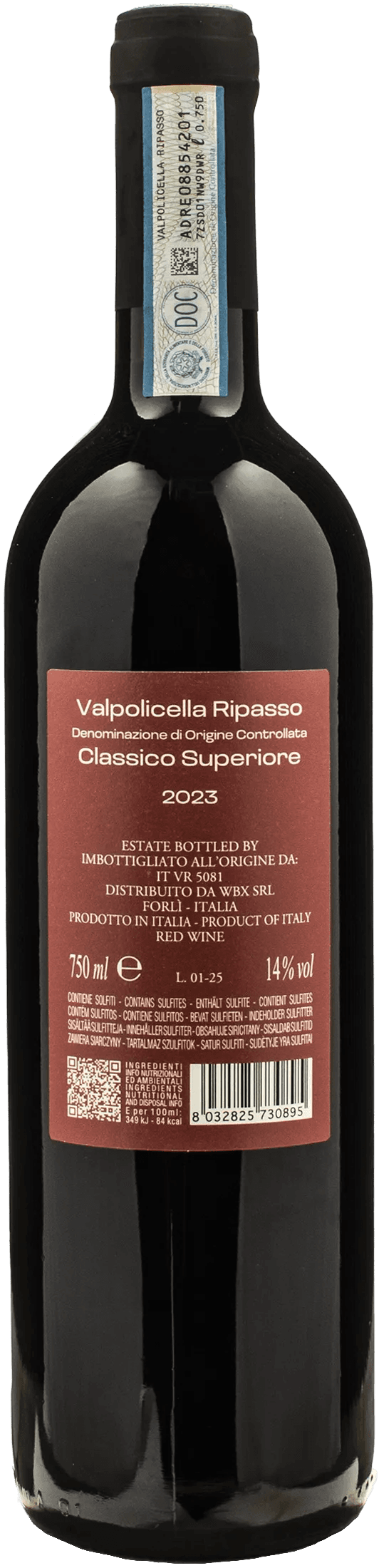 Vigne Venete Valpolicella Ripasso Classico Superiore 2023