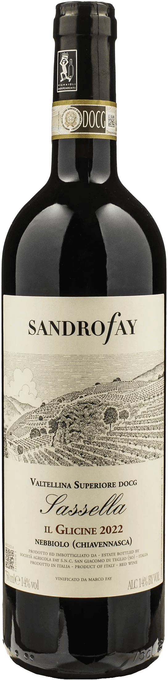 Sandro Fay Valtellina Superiore Sassella Nebbiolo Il Glicine 2022