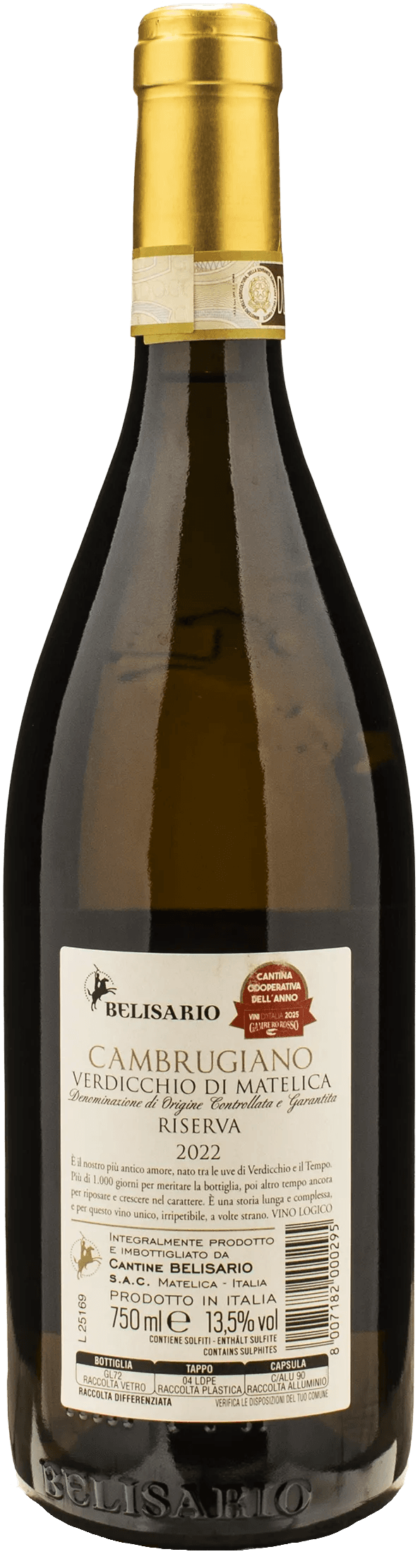 Belisario Verdicchio di Matelica Riserva Cambrugiano 2022