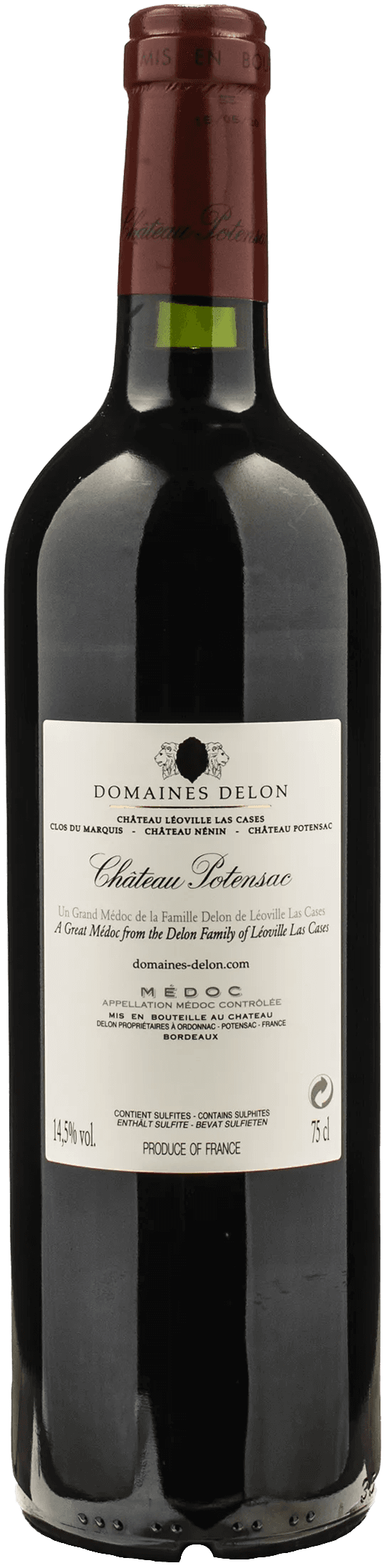 Chateau Potensac Medoc Delon 2018