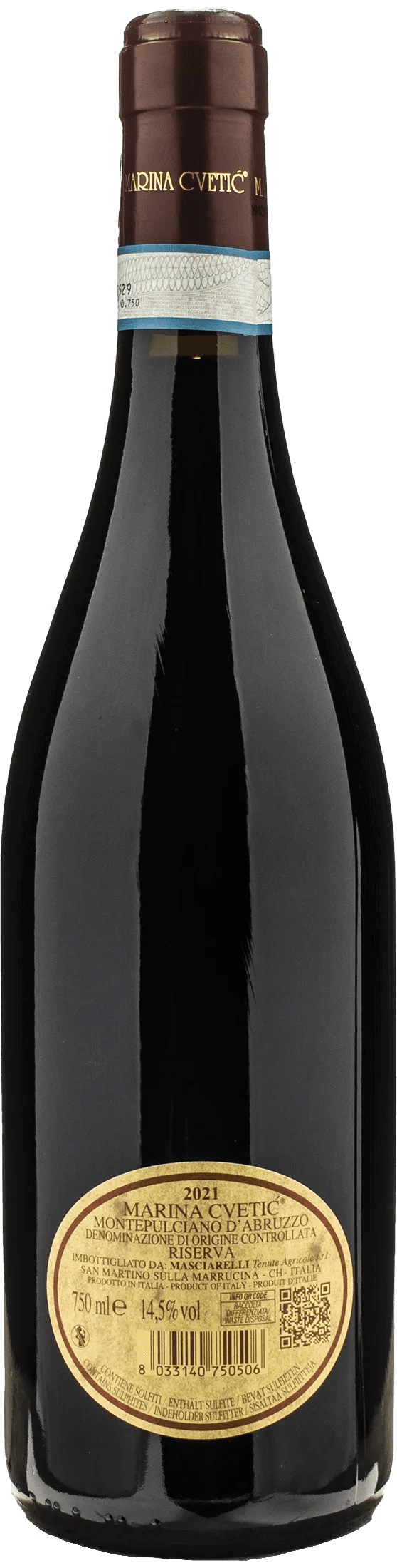Masciarelli Marina Cvetic Montepulciano d'Abruzzo Riserva S. Martino Rosso 2021