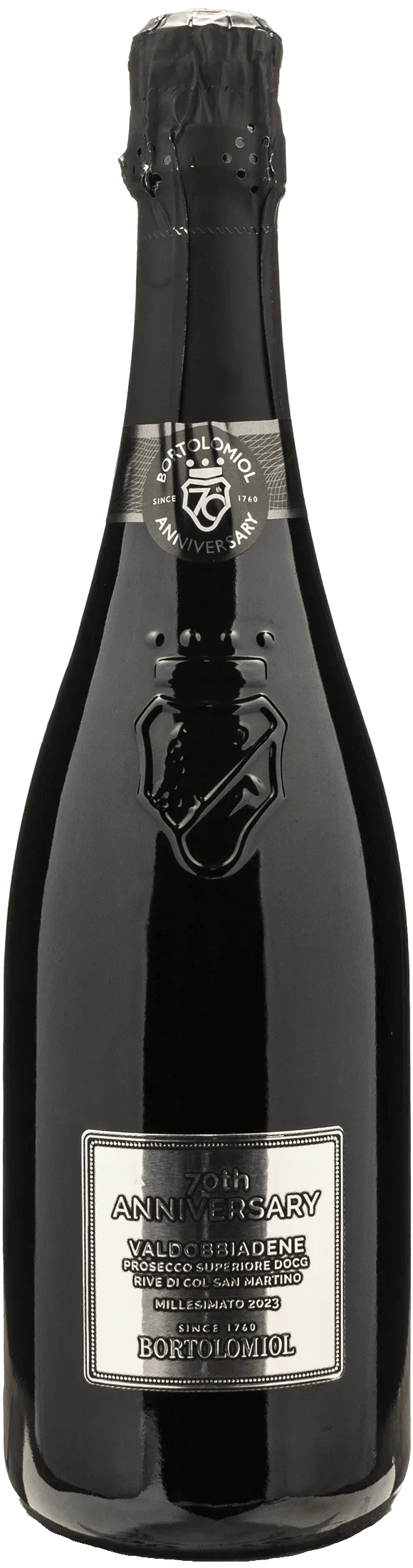 Bortolomiol Valdobbiadene Prosecco Superiore Rive Col San Martino 70th Anniversary Extra Brut 2023