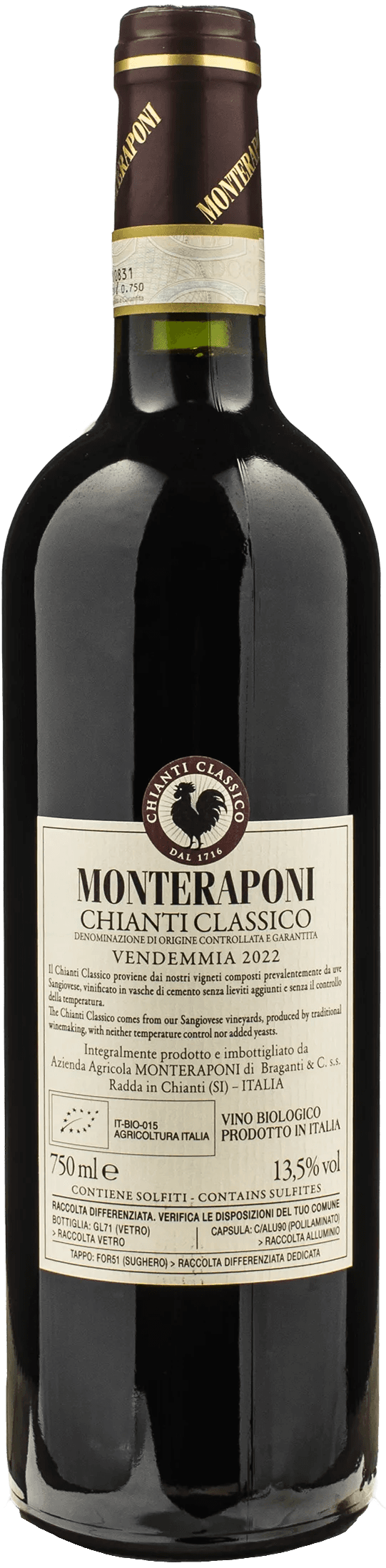 Monteraponi Chianti Classico 2022