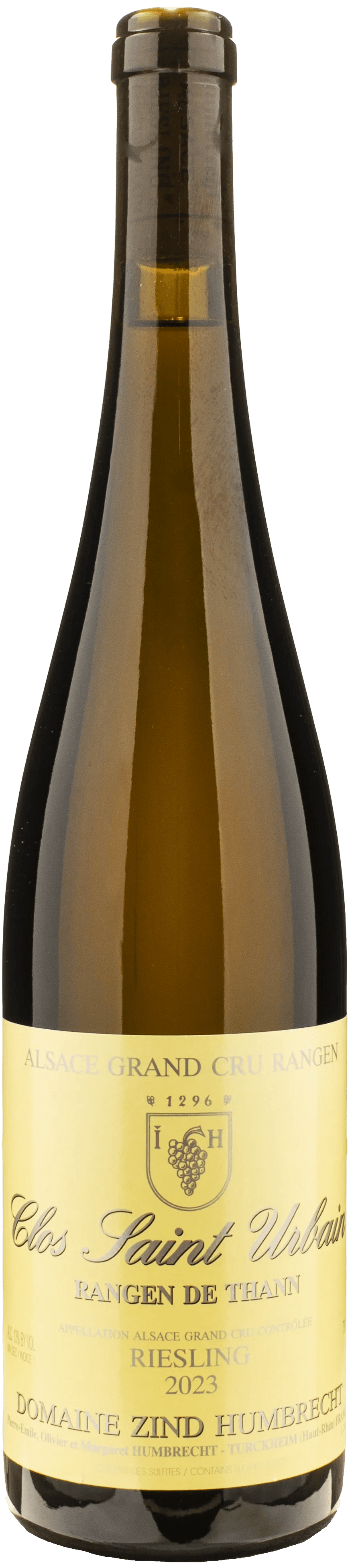 Domaine Zind Humbrecht Clos Saint Urbain Alsace Grand Cru Rangen de Thann Riesling 2023