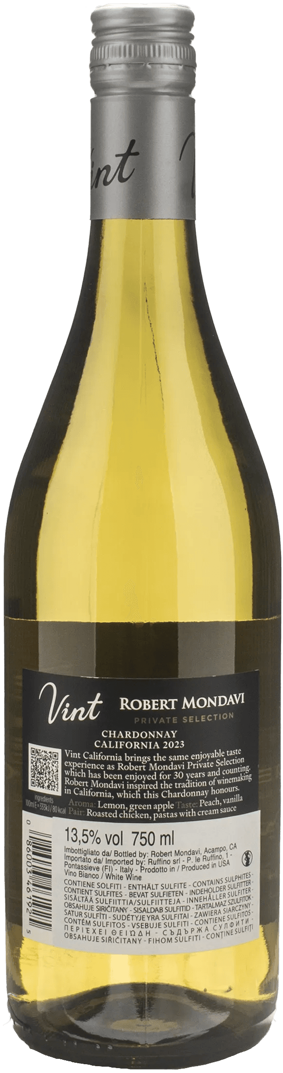 Robert Mondavi Private Selection Vint Chardonnay 2023