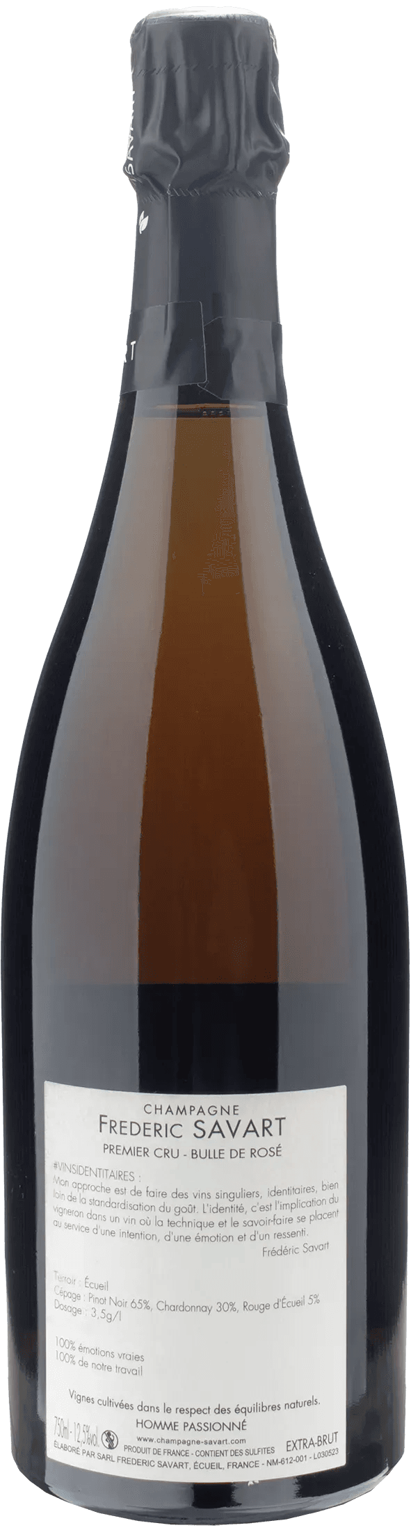 Savart Champagne 1er Cru Bulle de Rosè Vieilles Vignes Extra Brut