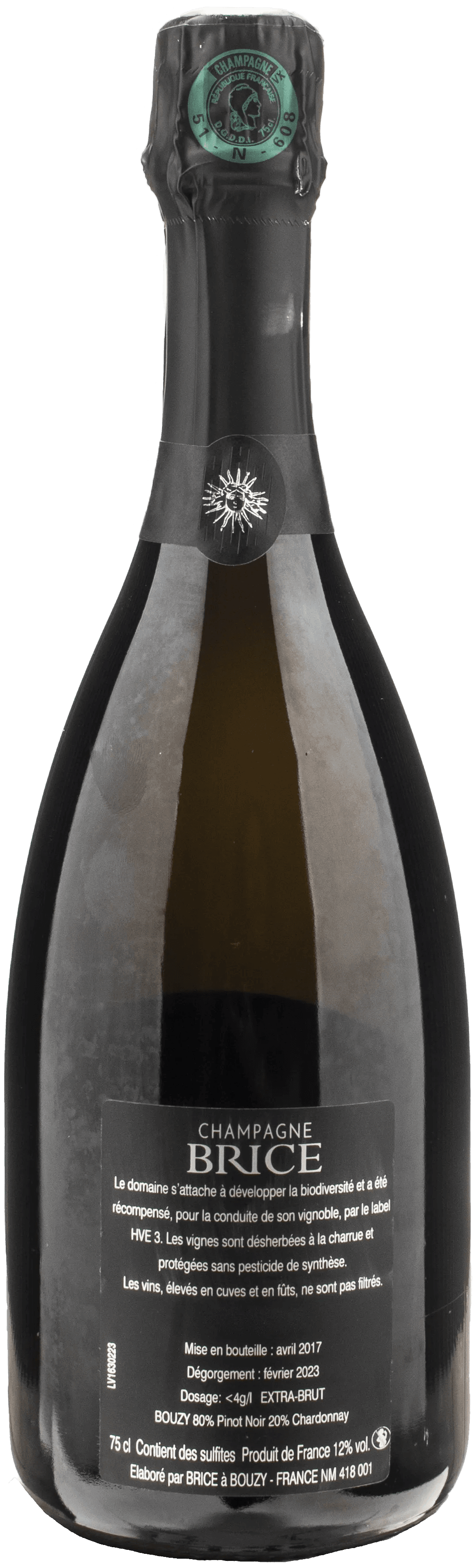 Brice Champagne Bouzy Vintage Grand Cru Extra Brut 2016