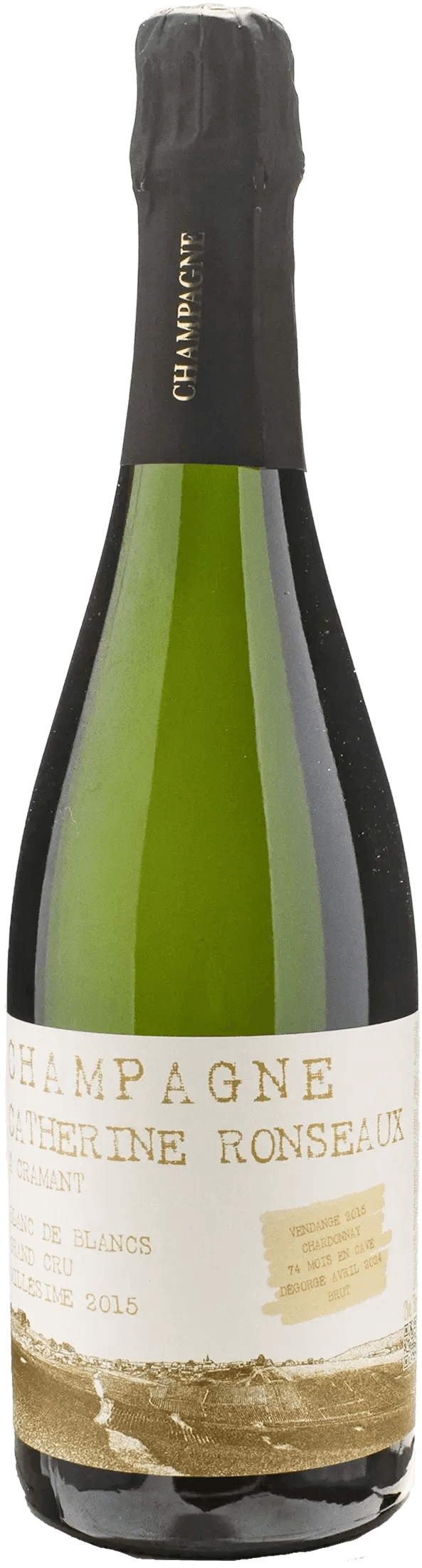 Catherine Ronseaux Champagne Grand Cru Blanc de Blancs A Cramant 2015