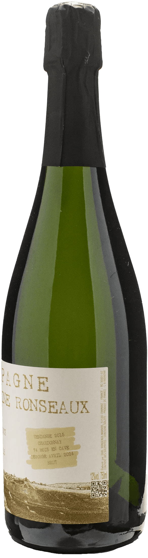 Catherine Ronseaux Champagne Grand Cru Blanc de Blancs A Cramant 2015