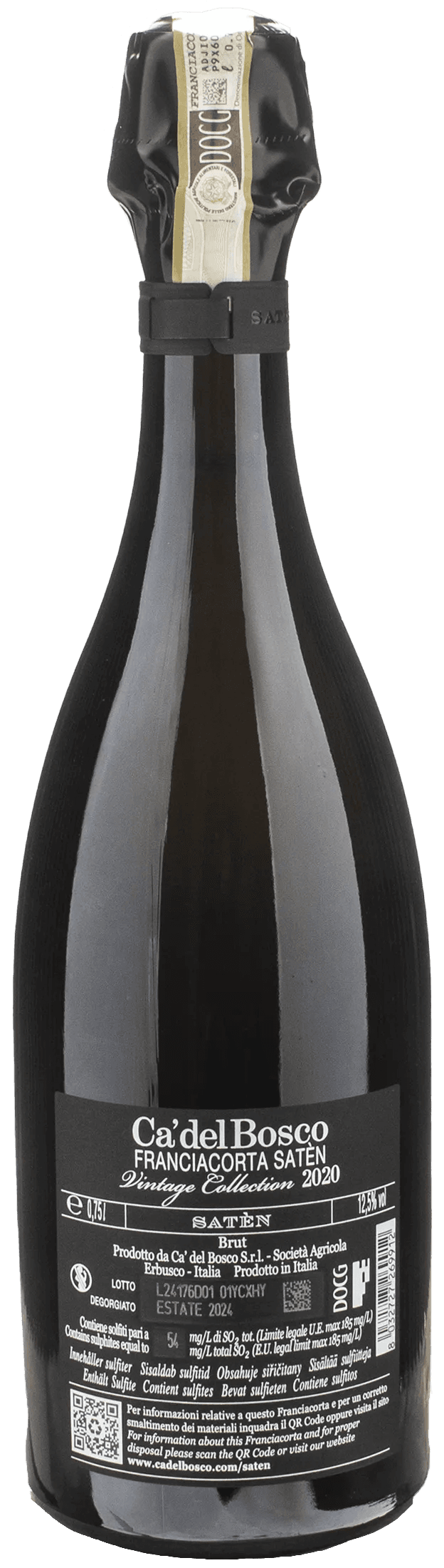 Ca' del Bosco Franciacorta Vintage Collection Saten Brut 2020