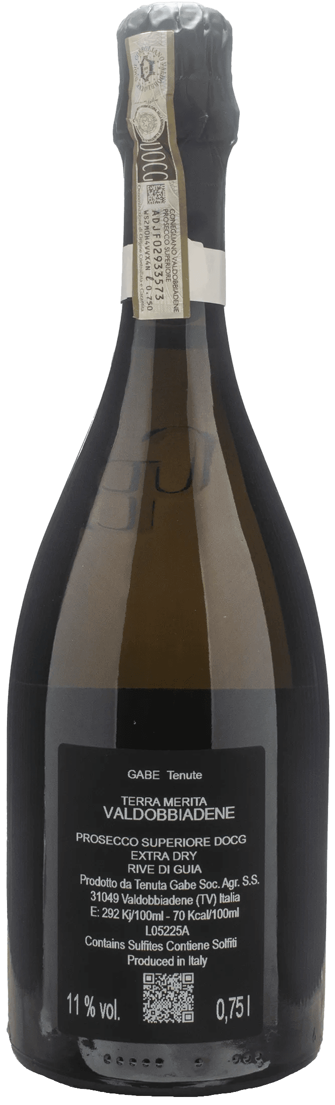Gabe Conegliano Valdobbiadene Rive di Guia Terra Merita Extra Dry 2024