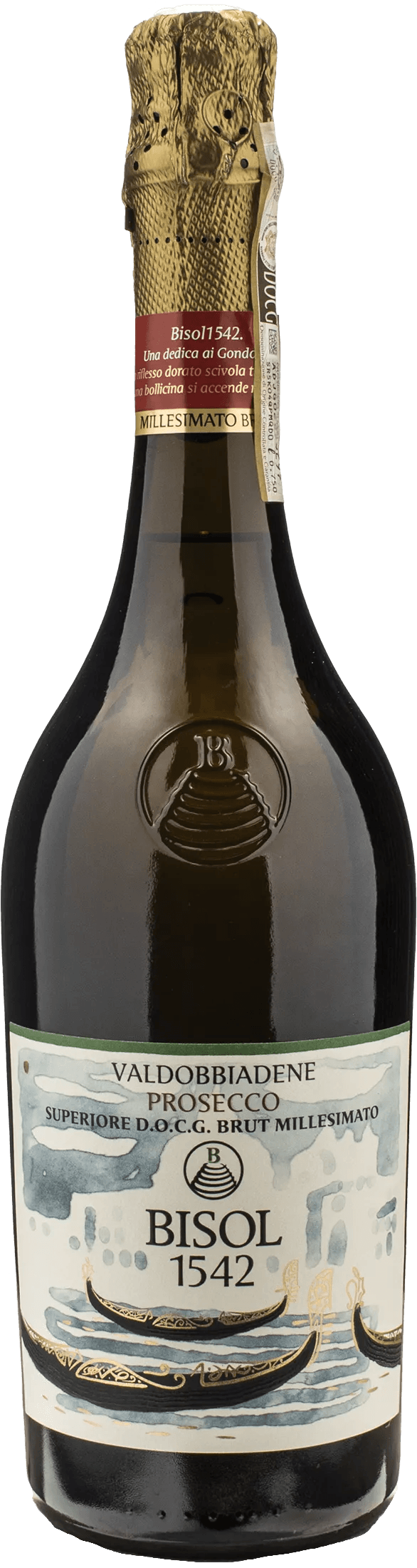 Bisol 1542 Valdobbiadene Prosecco Superiore Brut Millesimato I Gondolieri 2024