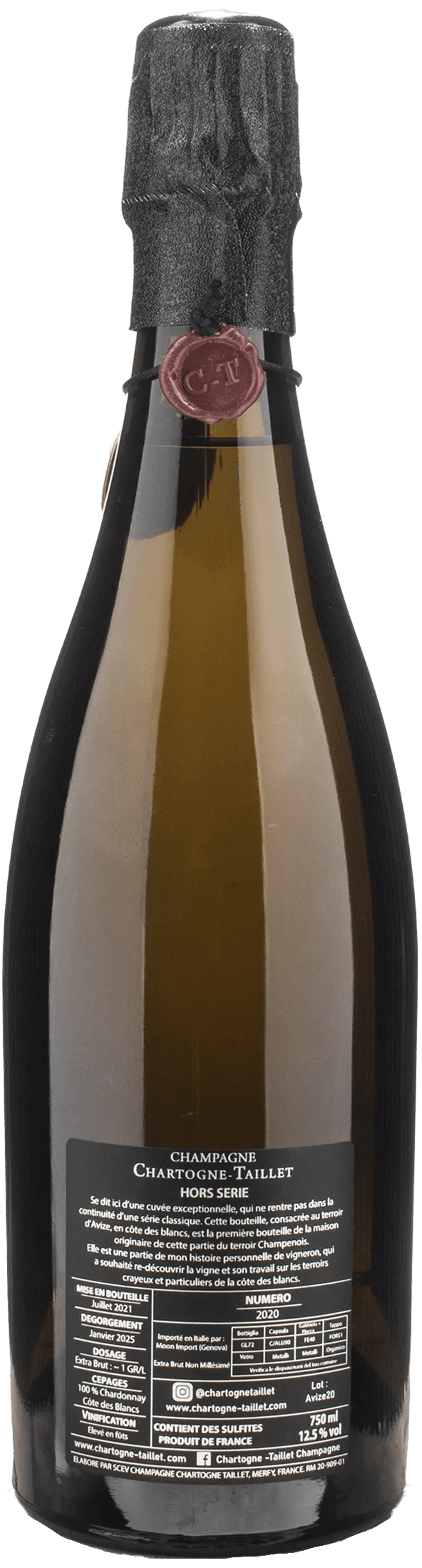 Chartogne Taillet Champagne Hors Serie Avize Grand Cru Blanc de Blancs Extra Brut 2020