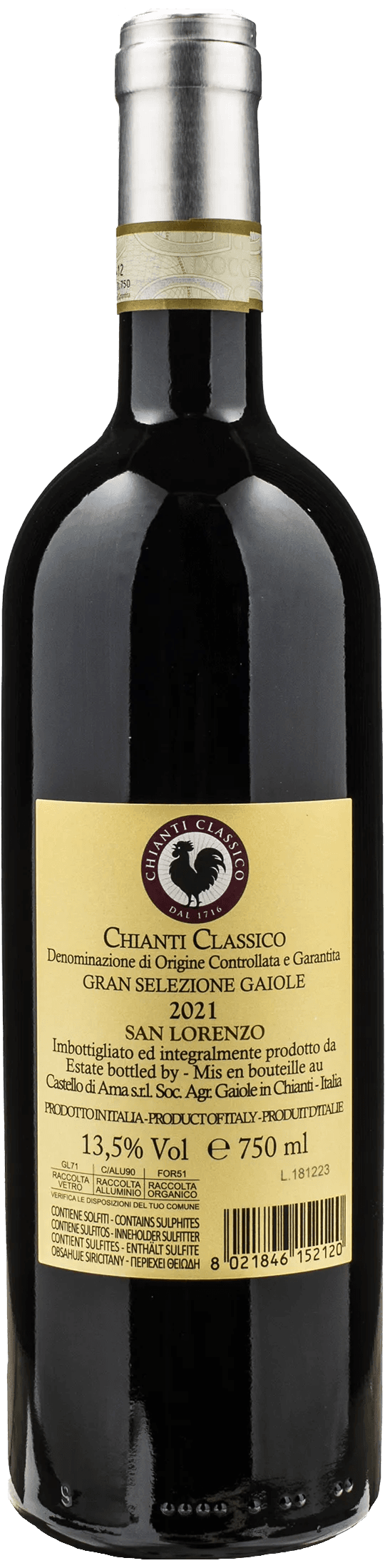 Castello di Ama Chianti Classico Gran Selezione San Lorenzo 2021