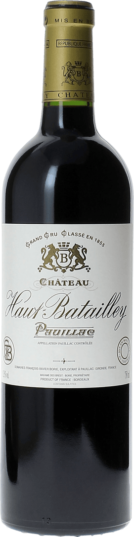 Haut Batailley 5 ème Grand Cru Classé Pauillac, 2009 - Bottle Hero