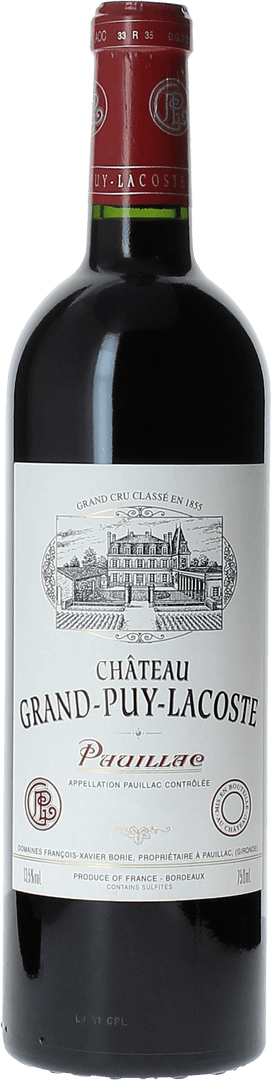 Grand Puy Lacoste 5 ème Grand Cru Classé Pauillac, 2010 - Bottle Hero