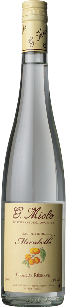 Miclo Distillateur Liquoriste, Mirabelle Grande Reserve - Bottle Hero
