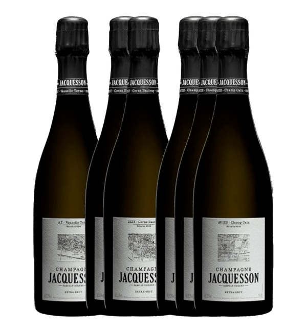 Jacquesson Lieux-Dits 2009 (3 Bts Avize Champ Cain 2009 + 2 Bts Dizy Corne Bautray 2009 + 1 Btl Ay V - Bottle Hero