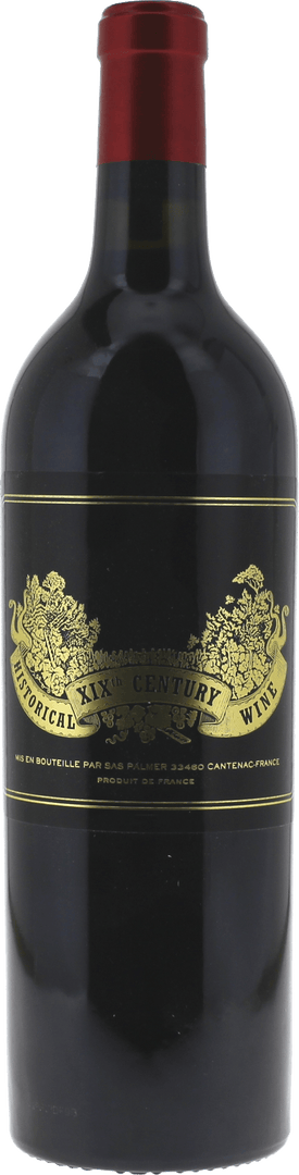 Historical 19 Century Wine Blend Chateau Palmer 3ème Grand Cru Classé Margaux, 2017 - Bottle Hero