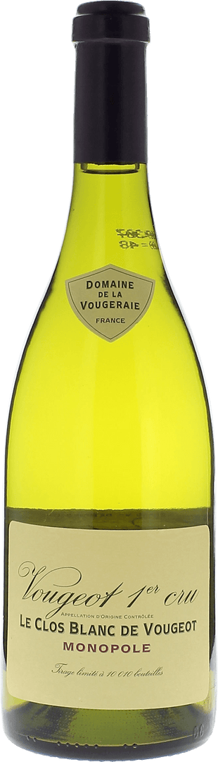 Vougeot 1er Cru Le Clos Blanc Domaine Vougeraie, 2023 - Bottle Hero