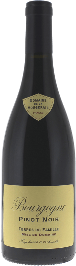 Bourgogne Pinot Noir Terres De Famille Domaine Vougeraie, 2023 - Bottle Hero