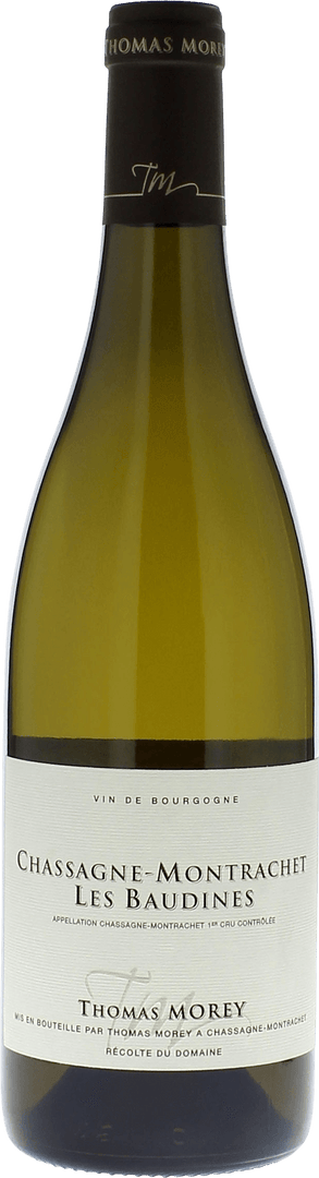 Chassagne Montrachet 1er Cru Les Baudines Domaine Morey Thomas, 2023 - Bottle Hero