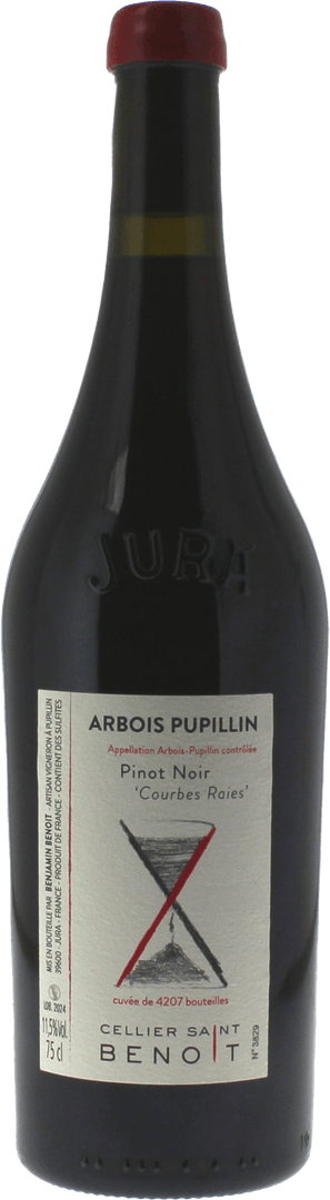 Pinot Noir Courbes Raies Cellier Saint Benoit Jura, 2023 - Bottle Hero