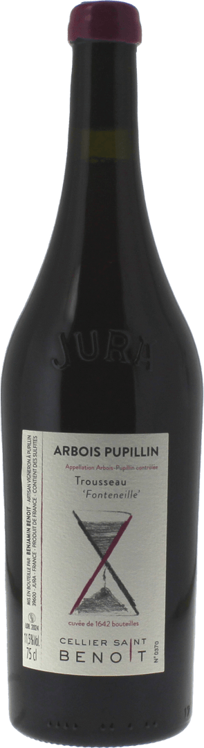 Trousseau Fonteneille Cellier Saint Benoit Jura, 2023 - Bottle Hero