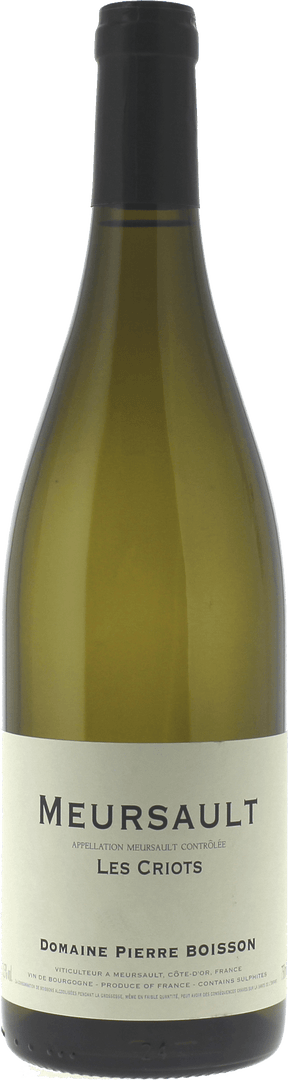 Meursault Les Criots Boisson Pierre, 2023 - Bottle Hero