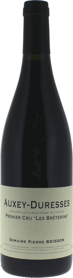 Auxey Duresses Rouge 1er Cru Les Bréterins Domaine Boisson Pierre, 2023 - Bottle Hero