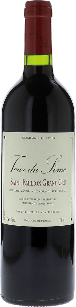 La Tour Du Seme 1er Grand Cru B Classé Saint-Emilion, 2019 - Bottle Hero