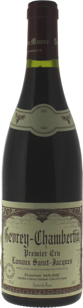 Gevrey Chambertin 1er Cru Lavaux Saint Jacques Domaine Maume, 1999 - Bottle Hero