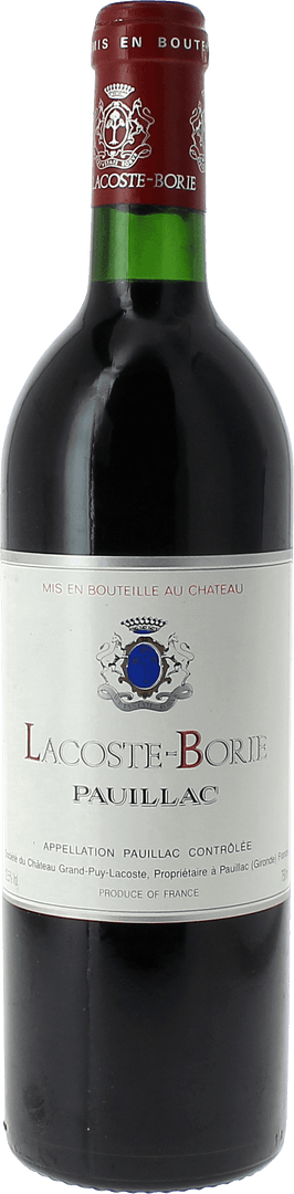 Lacoste Borie 2ème Vin De Pontet Canet Pauillac, 1995 - Bottle Hero