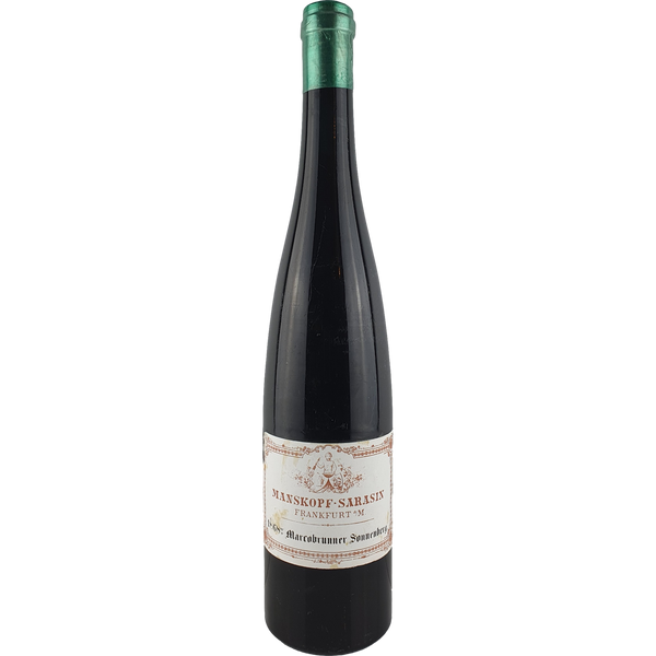 Manskopf-Sarasin - Marcobrunner Sonnenberg Riesling    1868 - 0,7 l - Bottle Hero