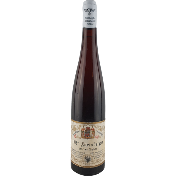 Königl. preuss. Domänen-Kellerei (Kloster Eberbach) - Steinberger Riesling hochfeine Auslese Cabinet  1915 - 0,7 l - Bottle Hero