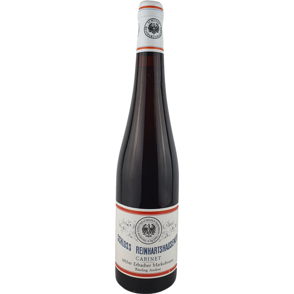 Schloss Reinhartshausen - Erbacher Markobrunn Riesling Auslese Cabinet   1915 'ex Chateau 2018' - 0,7 l - Bottle Hero