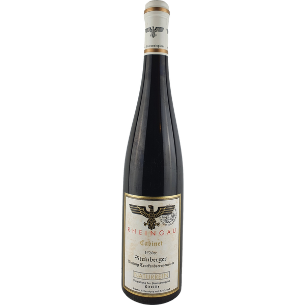 Staatsweingüter Eltville (Kloster Eberbach) - Steinberger Riesling Trockenbeerenauslese Cabinet  1920 - 0,7 l - Bottle Hero