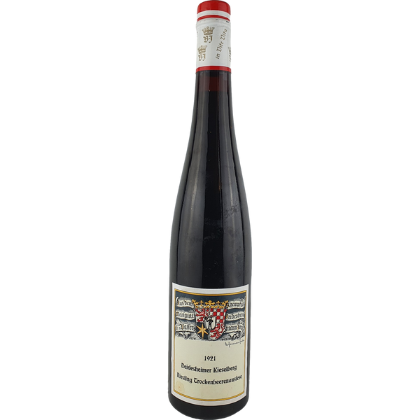 Dr. von Bassermann-Jordan - Deidesheimer Kieselberg Riesling Trockenbeerenauslese   1921 - 0,7 l - Bottle Hero