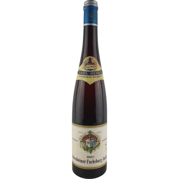 Burgeff - Geisenheimer Fuchsberg Riesling Auslese   1921 - 0,7 l - Bottle Hero