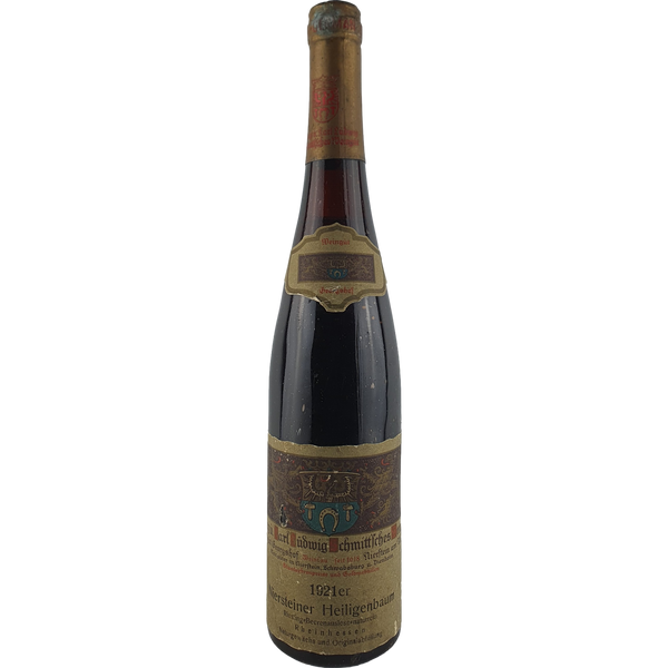 Georg u. Karl Ludwig Schmittsches Weingut Georgshof - Niersteiner Heiligenbaum Riesling Beerenauslese   1921 - 0,7 l - Bottle Hero