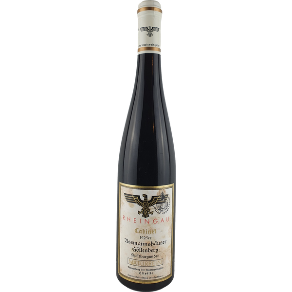 Staatsweingüter Eltville (Kloster Eberbach) - Assmannshäuser Höllenberg Spätburgunder  Cabinet  1925 - 0,7 l - Bottle Hero