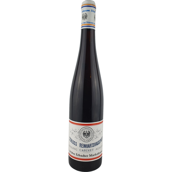 Schloss Reinhartshausen - Erbacher Markobrunn Riesling Auslese Cabinet   1929 'ex Chateau 2018' - 0,7 l - Bottle Hero