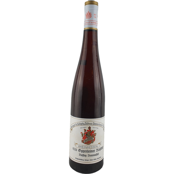 Gillot & Söhne - Oppenheimer Reisekahr Riesling Beerenauslese   1933 - 0,7 l - Bottle Hero