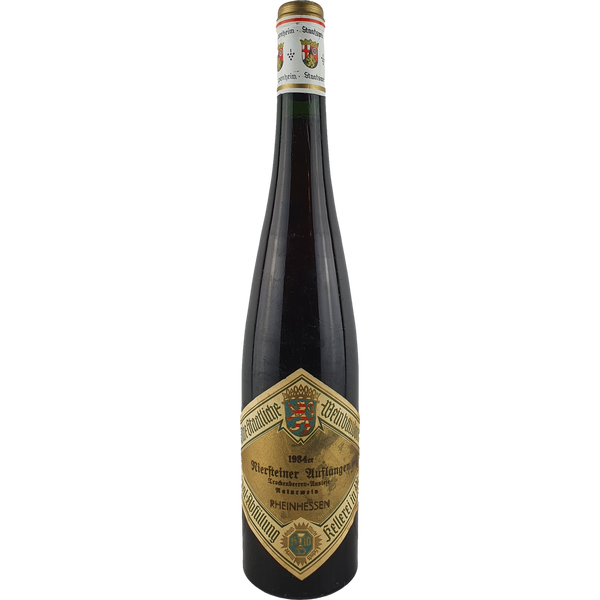 Staatl. Weinbaudomänen Mainz - Niersteiner Auflangen Riesling Trockenbeerenauslese   1934 - 0,7 l - Bottle Hero