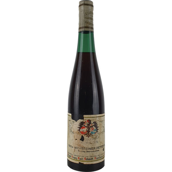 Franz Karl Schmitt Hermannshof - Niersteiner Pettental Riesling Beerenauslese   1937 - 0,7 l - Bottle Hero