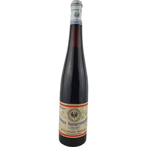 Schloss Reinhartshausen - Erbacher Markobrunn Riesling Trockenbeerenauslese Cabinet  1937 - 0,7 l - Bottle Hero