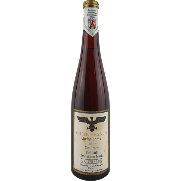 Staatl. Weinbaudomänen Mainz - Niersteiner Rehbach Riesling Trockenbeerenauslese   1937 - 0,7 l - Bottle Hero
